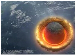 Meteoite collision