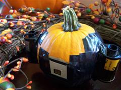 Punpkin pinhole camera