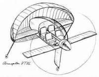 Arc wing VTOL