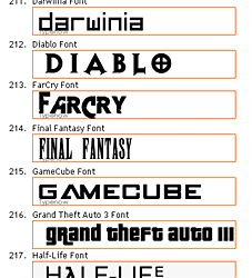 Fonts